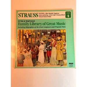 STRAUSS Family Library of Great Music Album 4 RCA Custom Stereo Vinyl Record